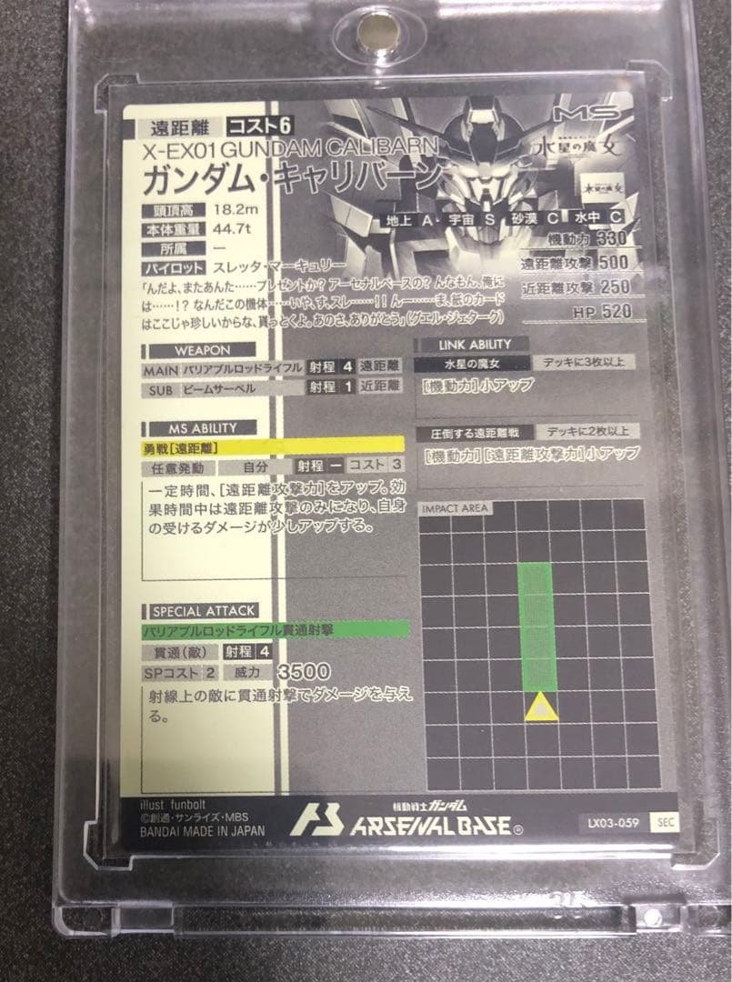 アーセナルベース　キャリバーン　シークレット