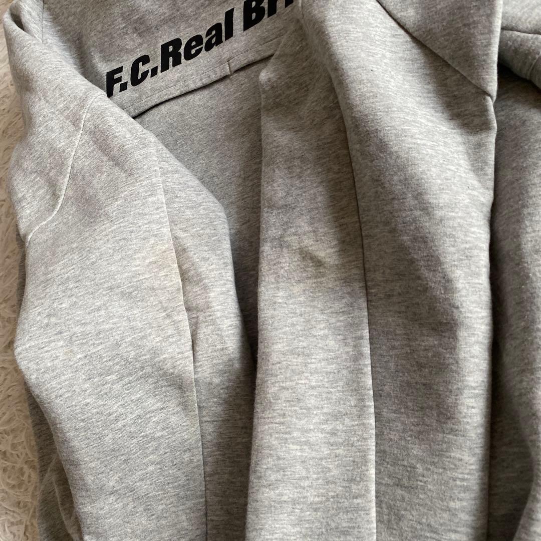 Bristol パーカー　グレー　ジップ　フード付き