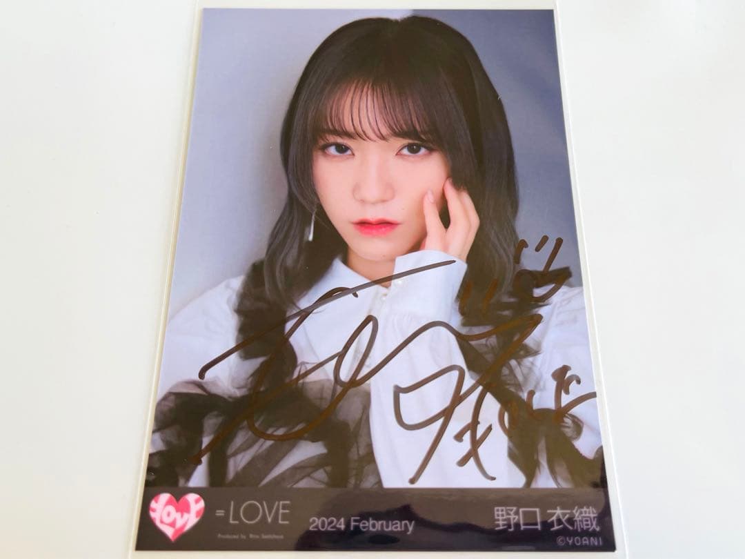 イコラブ 野口衣織 直筆 生写真 まとめ売り 直筆コンプ イコラブ =LOVE
