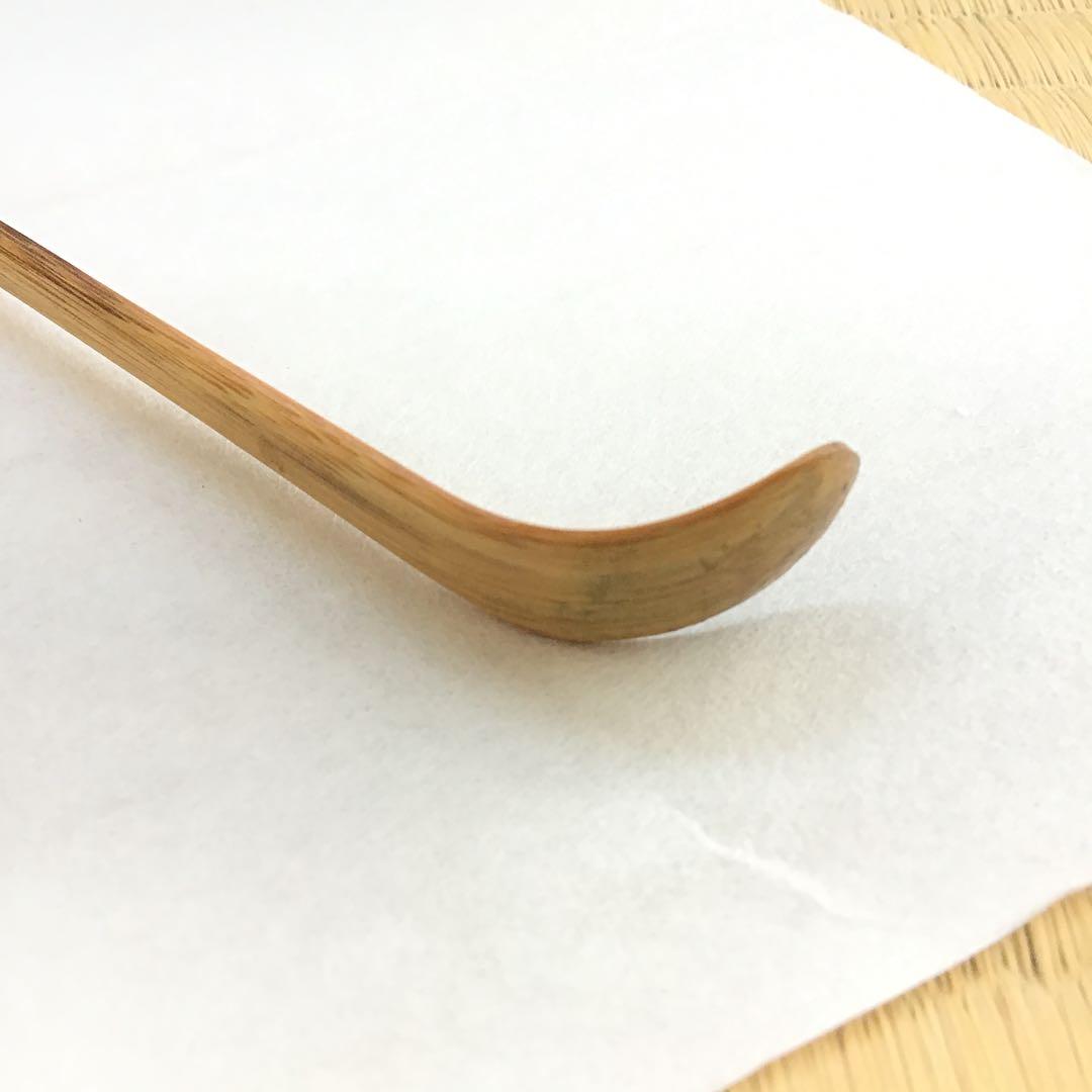 茶道具 茶杓 銘:日の出 松尾流2代 松尾宗五作 翫古斎書付