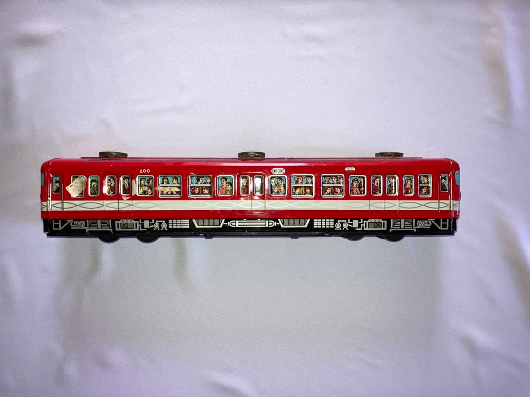 【まとめ売り4点】ブリキ　TONKA 救急車　ヘリ　汽車　イチコー　電車