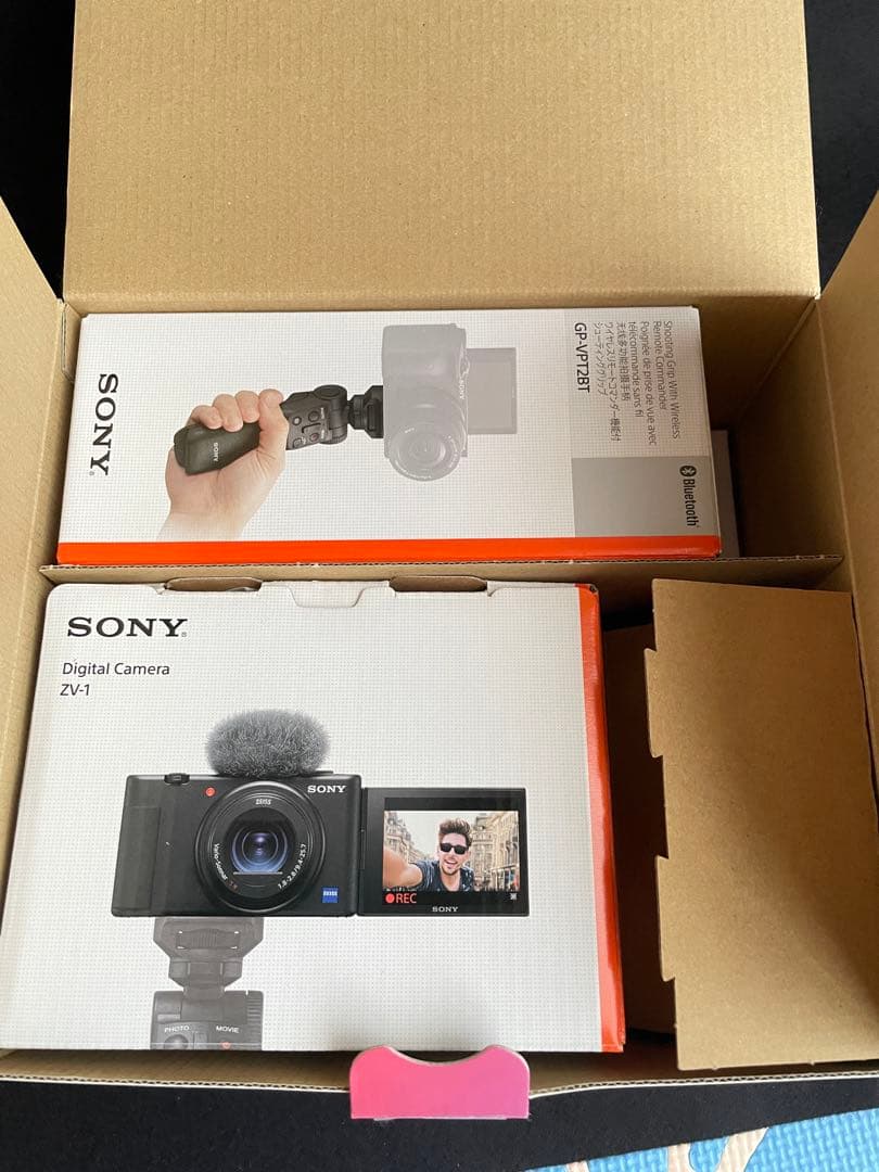す*き様 ZV-1G SONY VLOGCAM、シューティンググリップ付き 新品