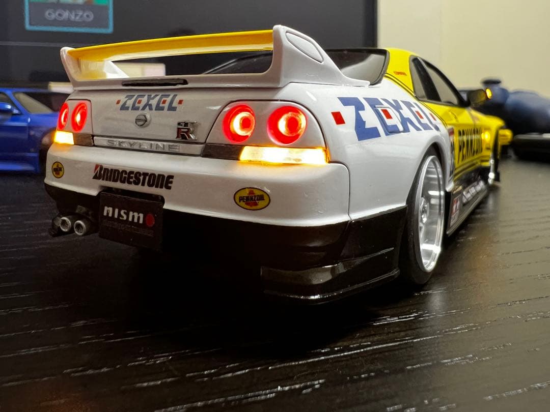 ミニッツ　R33 GT-R フルLED フルエアロ　写真追加 ミニッツ R33 GT-R フルLED フルエアロ 写真追加 【公式通販】