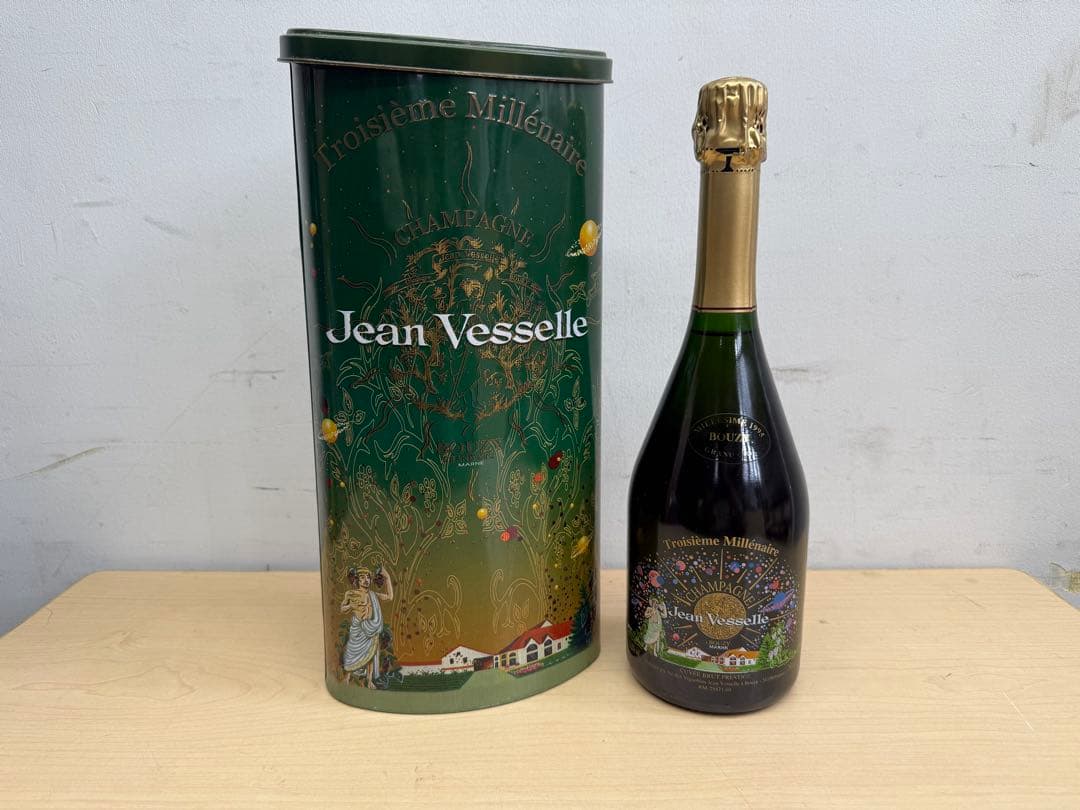 TG241☆未開栓品☆ジャンヴェッセル☆ミレジメ1995☆シャンパン☆箱付き TG241 ジャンヴェッセル ミレジメ1995 缶付き シャンパン