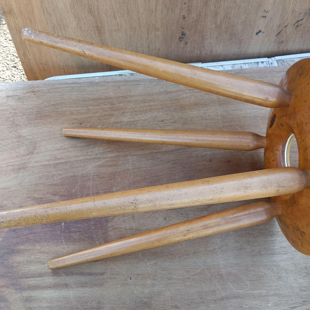 N*6様 4250)天童木工のリングスツール 丸椅子　昭和レトロ