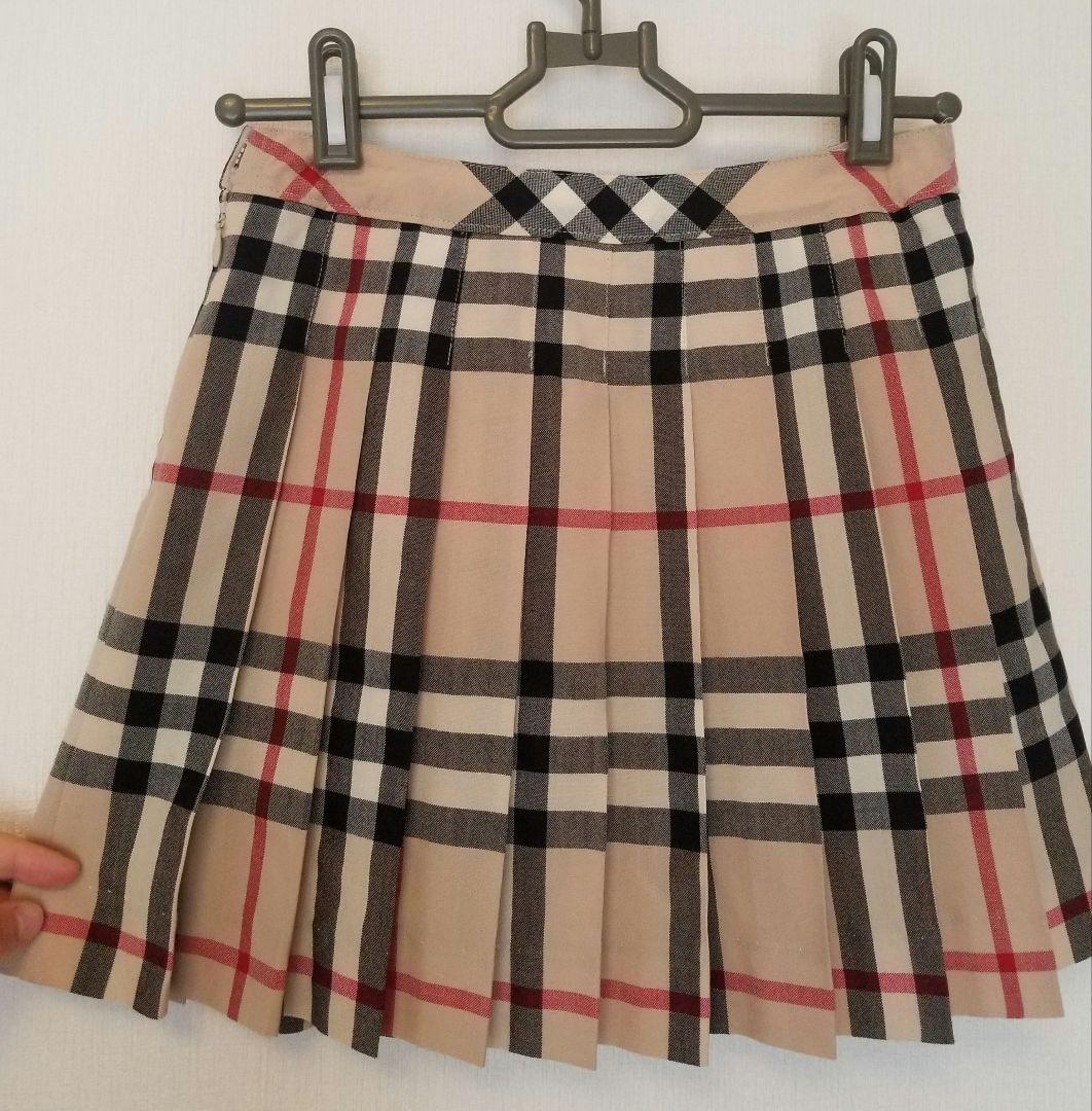 バーバリーロンドンキッズスカート本革ベルトフォーマル 入学 卒園 美品