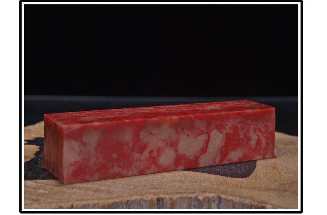 民間仕入れ品　中国清時代の鶏血石印鑑　激安骨董品 DE1600C15-3