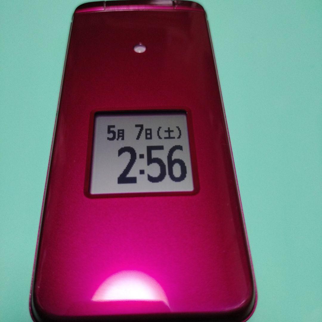 かんたんケータイ KYF41 初期化済み 卓上ホルダー付 au ガラケー ◇ au