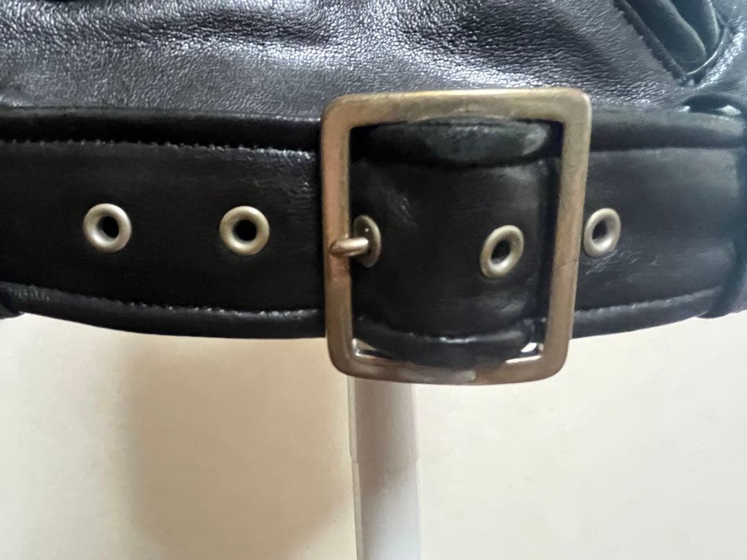 beautiful people レザーライダースバッグ