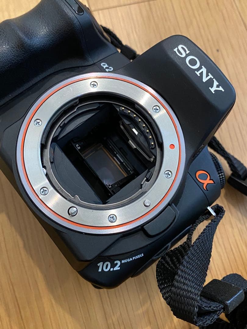 SONY α200 デジタル一眼 35-105 100-300 ダブルレンズ※注