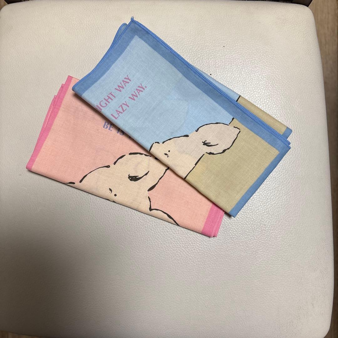 サンリオ １９８４年〜1985年頃 レトロ　ザシキブタ ランチクロス2枚セット