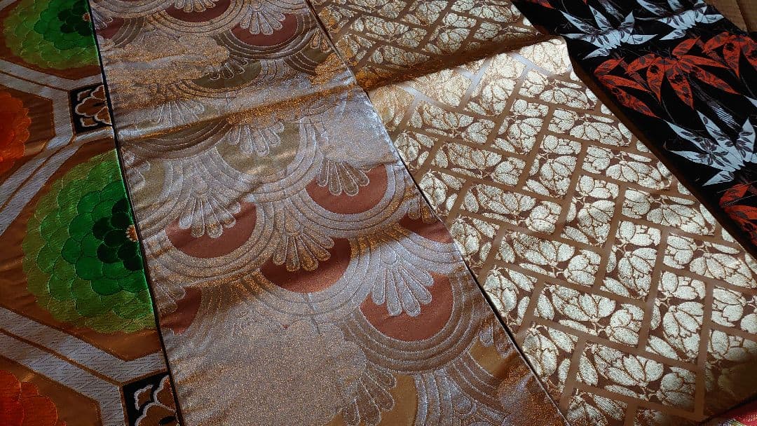 袋帯 着物 帯 刺繍 金糸 旧家 10種 10枚