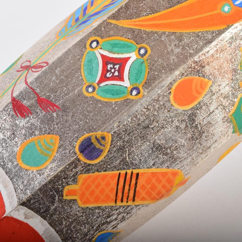 茶道具　宝尽し蒔絵　ぶりぶり香合　在銘　共箱　V　7082