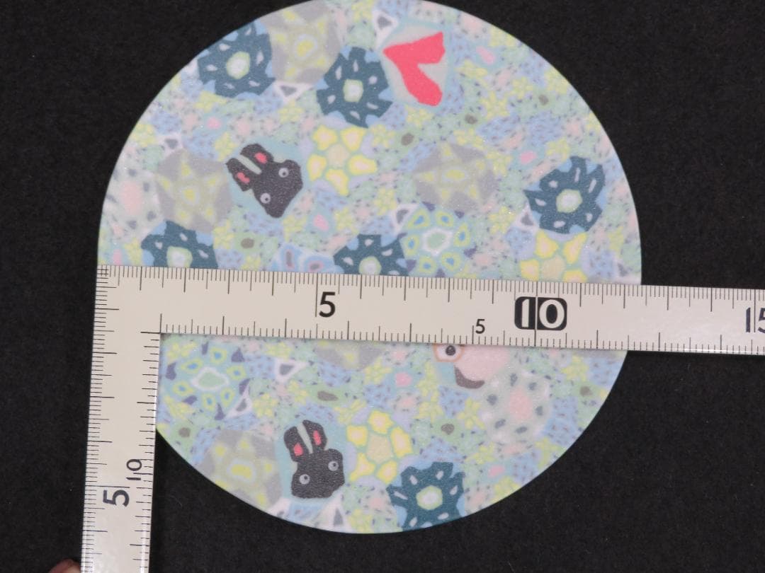 小林佐和子 練込小皿 うさぎと梟 現代アート アンティーク