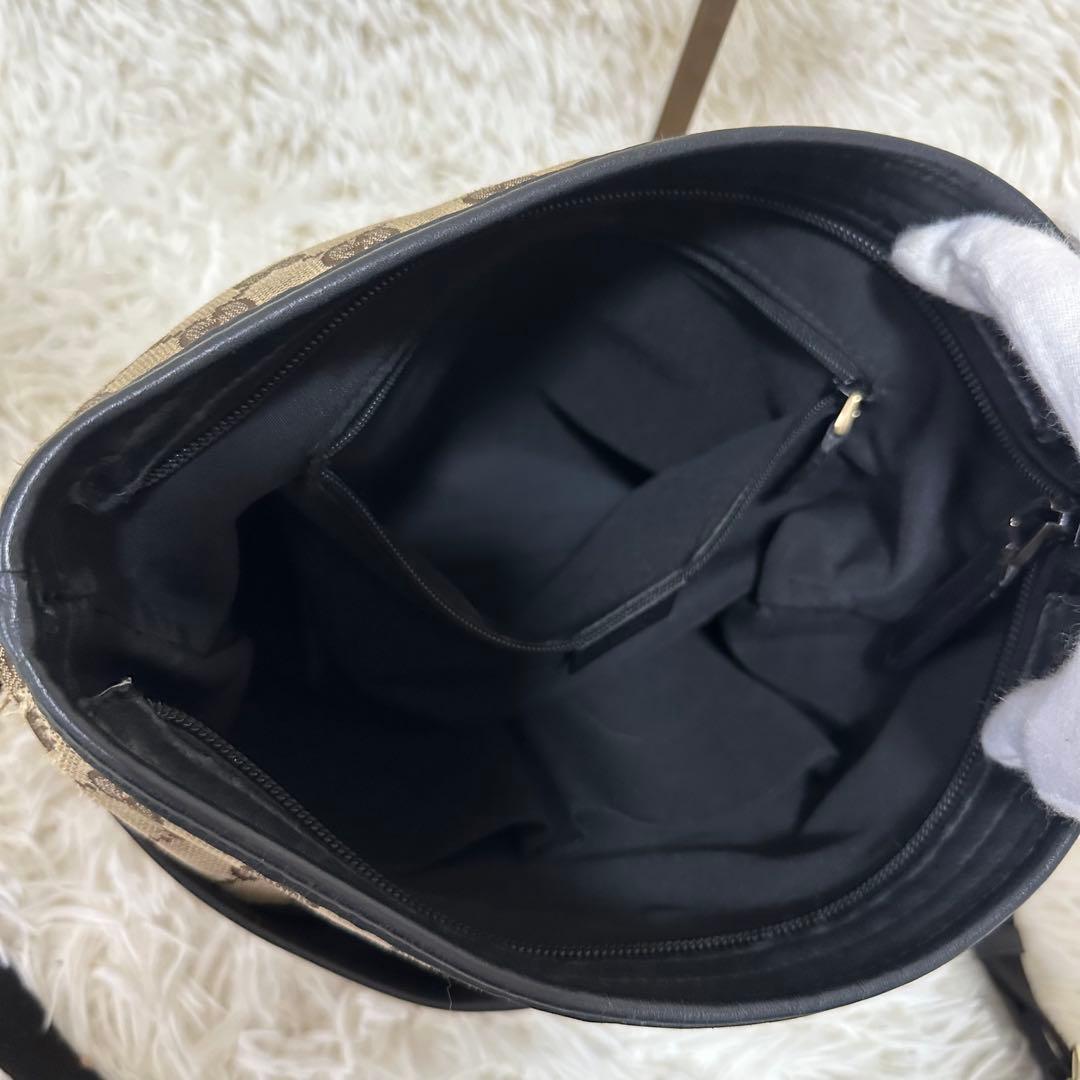 値下げ オールドグッチ GG 総柄 ショルダー バッグ シェリーライン ロゴ