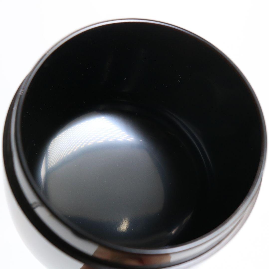 無銘 真塗 中棗 茶道具 遠州緞子仕覆付 C816 N1