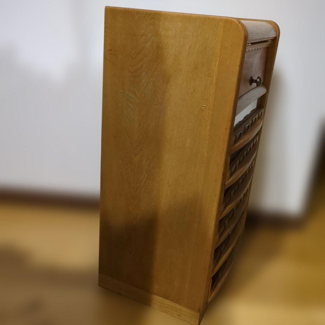 糸ケース陳列 ミシン糸 木製引き出 みや古染アンティーク