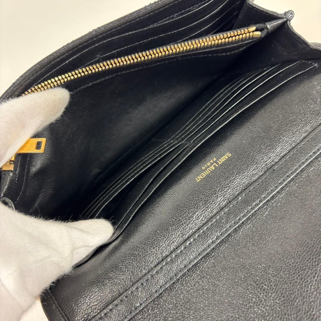 専用サンローラン　ベッキー キルティング　チェーン　バッグ　YSLロゴ金具