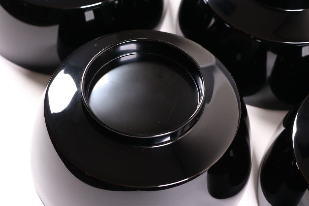 依頼品20客まとめ専用【CM380】輪島塗 草花 絵変わり蒔絵煮物椀 光峯 哲舟