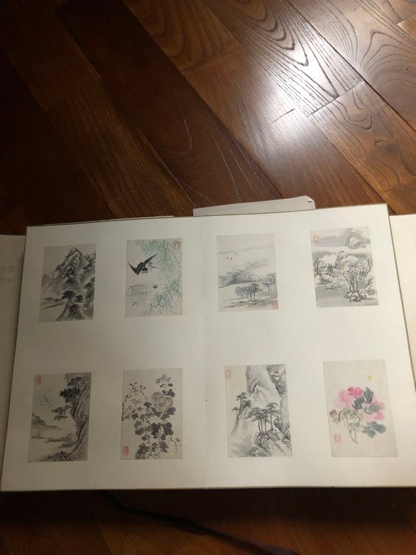 昭和初期 新潟画家 水墨画 江戸から昭和頃 画集 合計82枚 作者名2