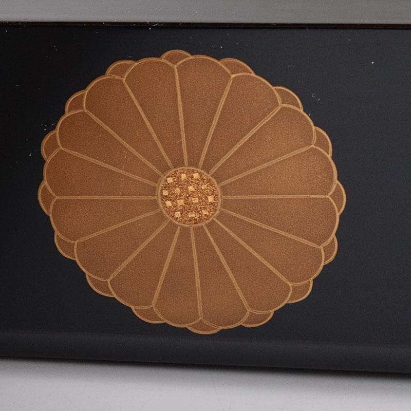 茶道具　塗師　五代　石川蝋石作　高台寺蒔絵　炉縁　共箱　C　7241C