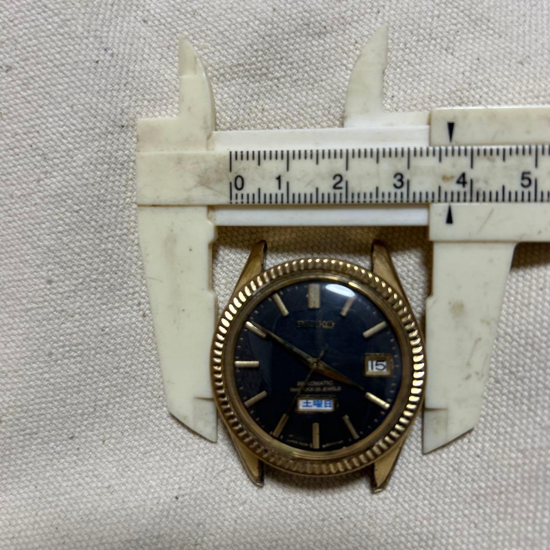 n*1様 Seiko 自動巻き 腕時計 ゴールド ブラック