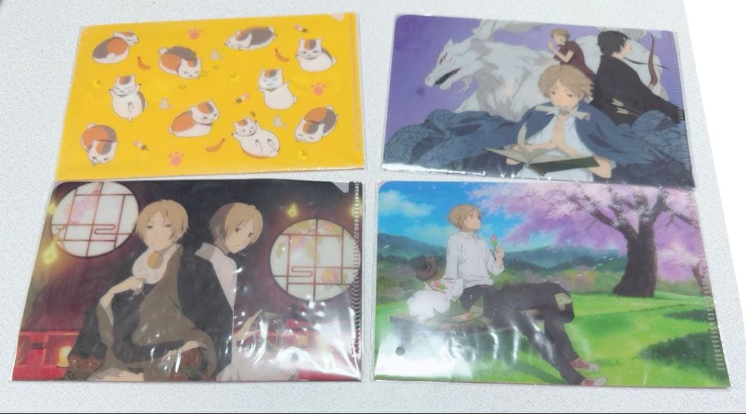 【非売品】夏目友人帳　イオン限定　ミニクリアファイル　ニャンコ先生　的場　名取 非売品】夏目友人帳 イオン限定 ミニクリアファイル ニャンコ先生 的場