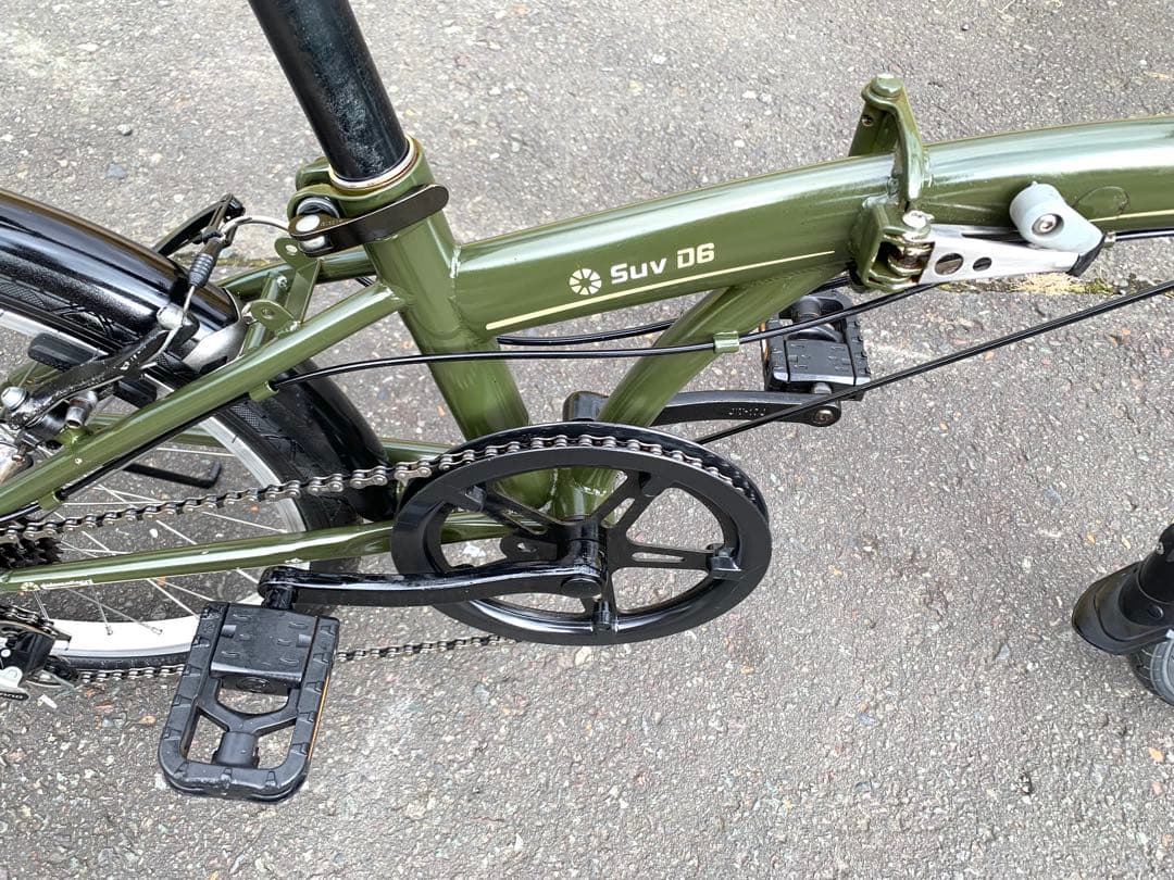 【即乘】送料無料 DAHON 折り畳み自転車 SUV D6 6速ミニベロ 小径車