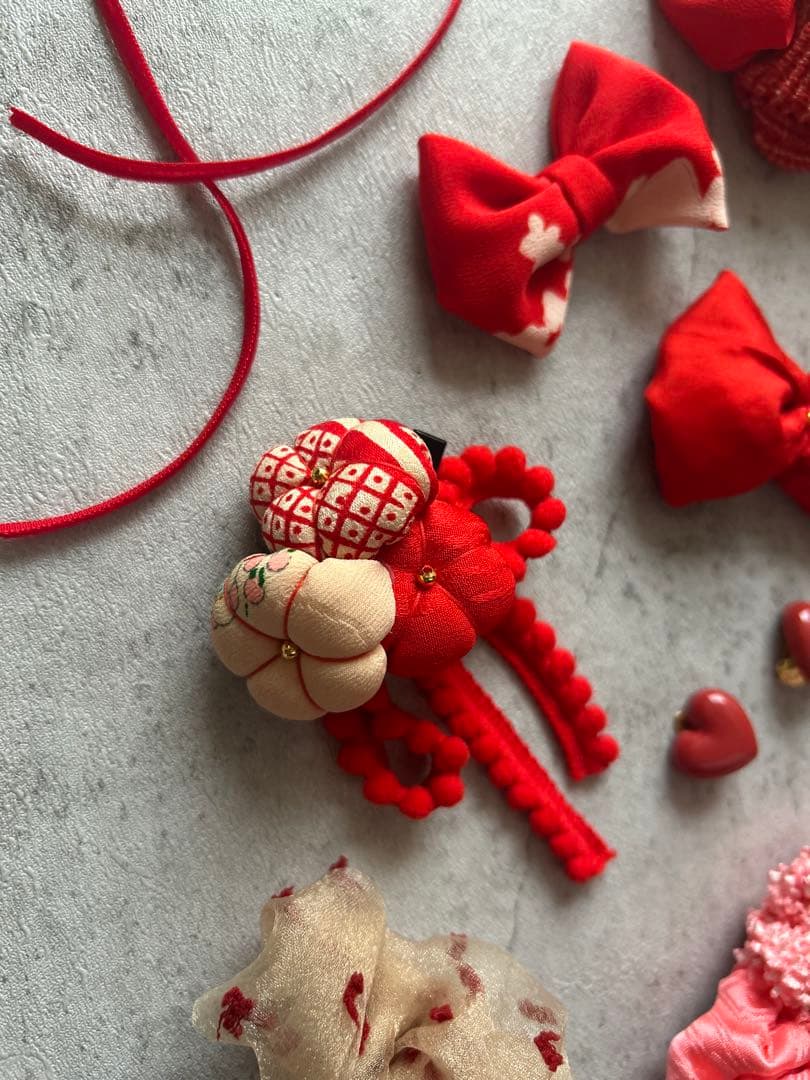 k*y様 七五三　七五三髪飾り　ヘッドドレス　着物髪飾り　リメイク髪飾り　060