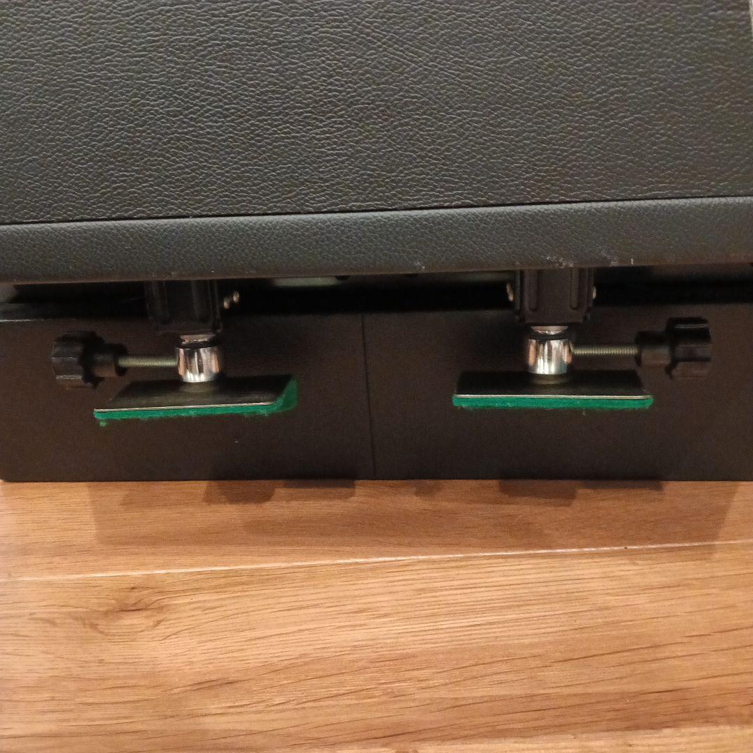 ピアノ補助ペダル　黒　足台