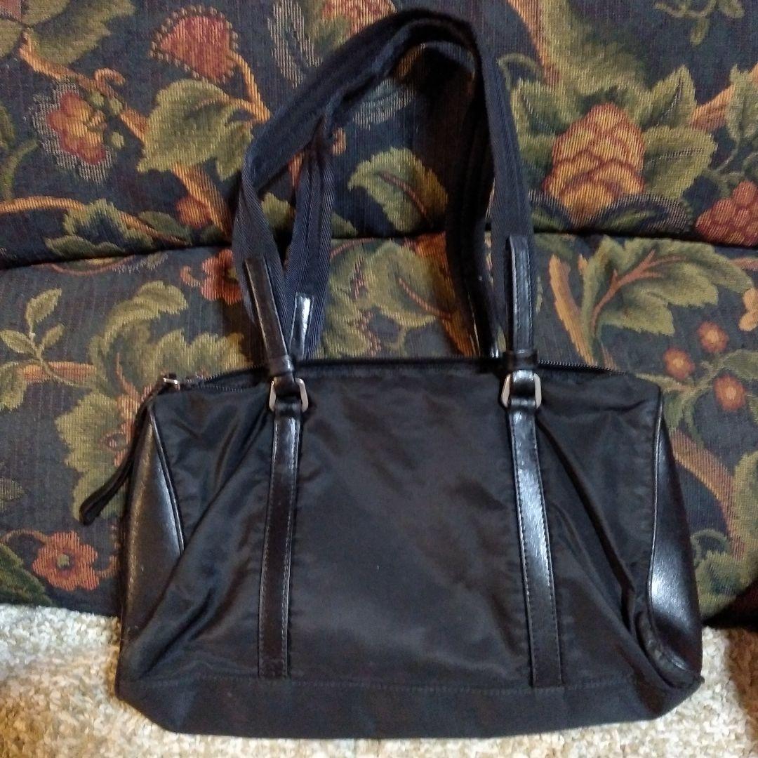 ビターチョコ様PRADA ブラック ナイロン ハンドバッグ