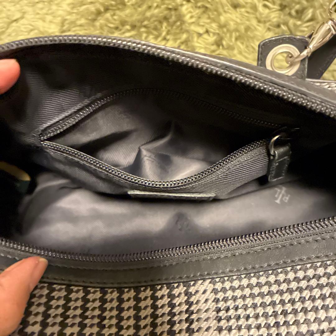 希少✨ラルフローレン 千鳥柄 ミニ ボストン ハンドバッグ ヴィンテージ