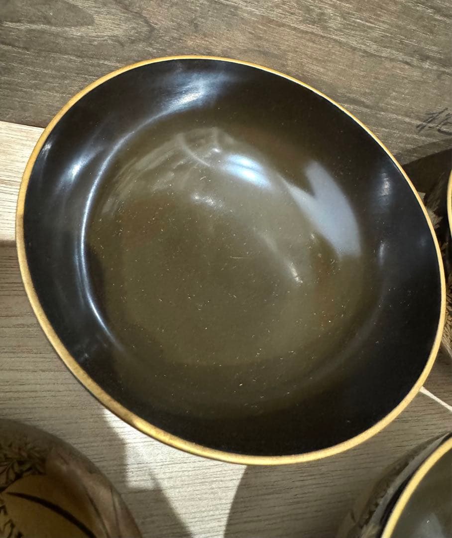 金蒔絵　塗師 金森春次　吸物椀　十客　共箱　長期保管品