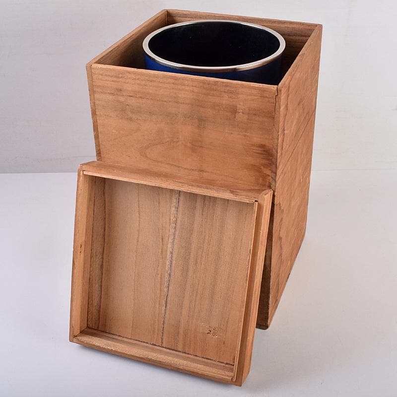 七宝焼 鶴文 花瓶 時代箱付 M R8883B