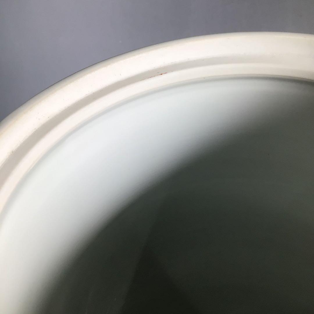 N633 水指 『橋本龍岳造』『赤絵花鳥図』『細水指』 共箱 茶道具