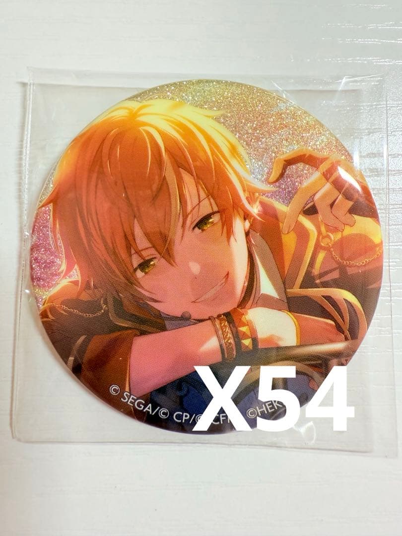 プロセカあんスタコラボ グリッター缶バッチ 東雲彰人 プロセカ あん