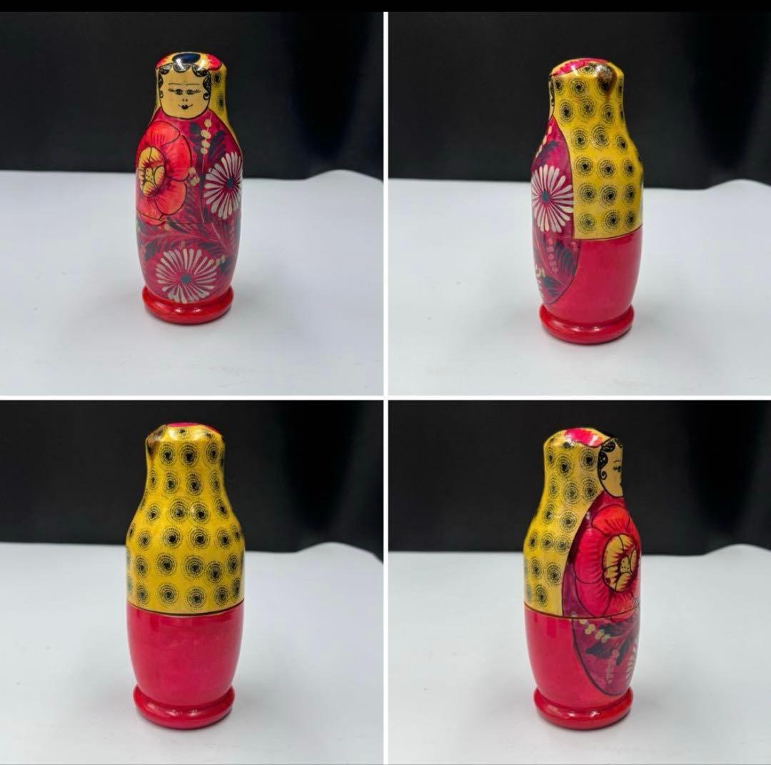 激レア‼️ソビエト アンティーク 初期のマイダン地方 マトリョーシカ 5