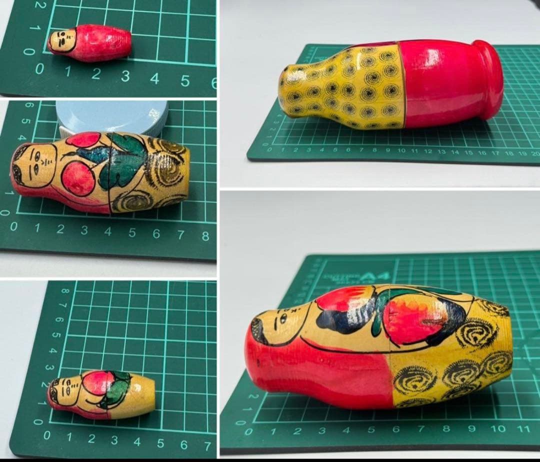 激レア‼️ソビエト アンティーク 初期のマイダン地方 マトリョーシカ 5