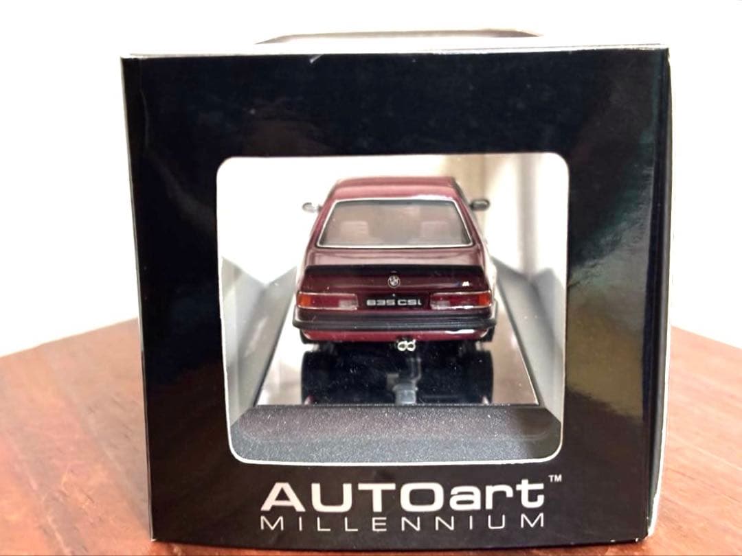 BMW M 635 CSi ミニカー 1/43 バーガンディ