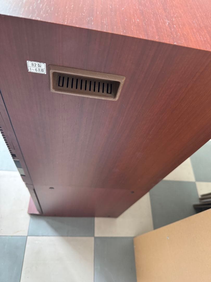 Victor ブラウン管テレビ 木製キャビネット - メルカリ