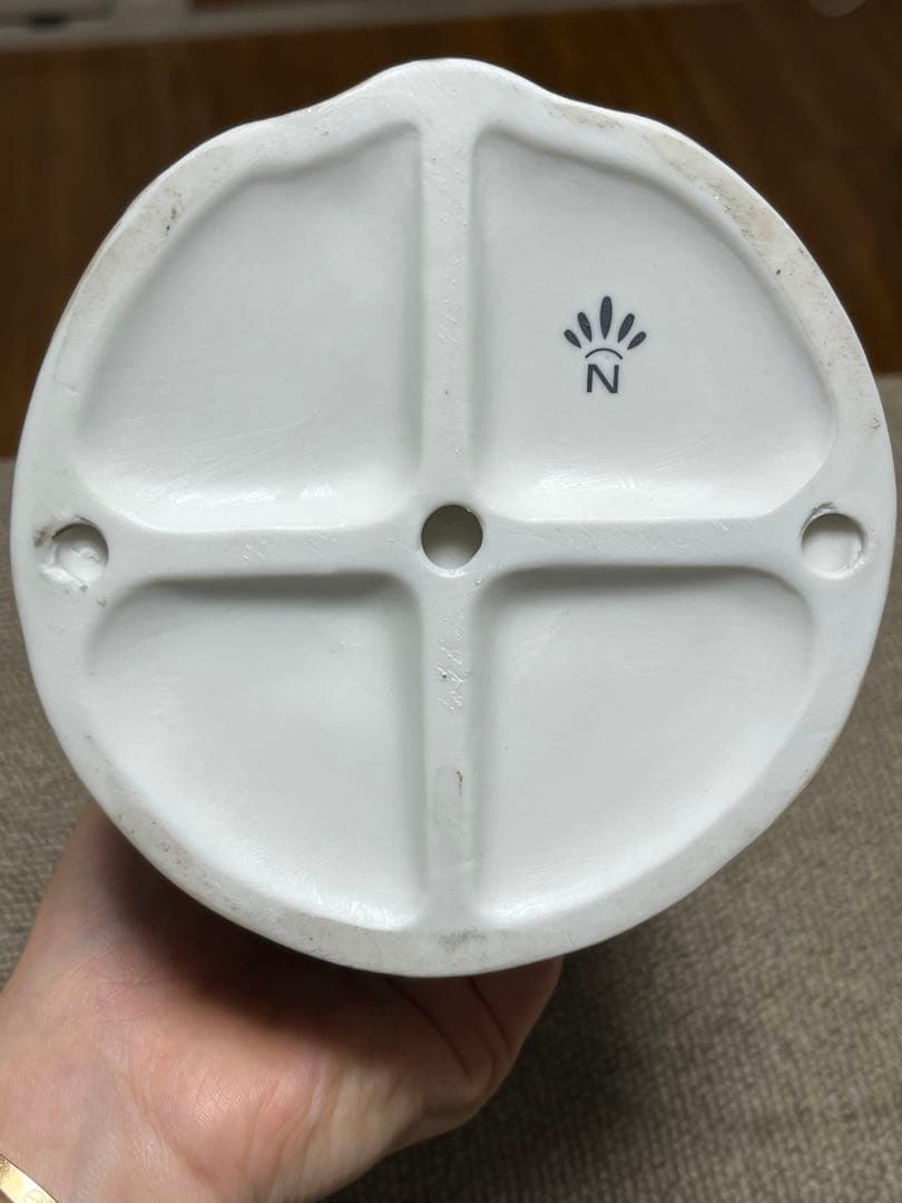 カポディモンテ 時計職人のヴィンテージ陶器彫刻 イタリア 1950 年代