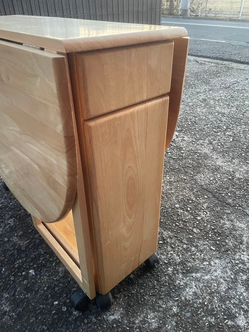 ダイニング　5点セット　折りたたみ式