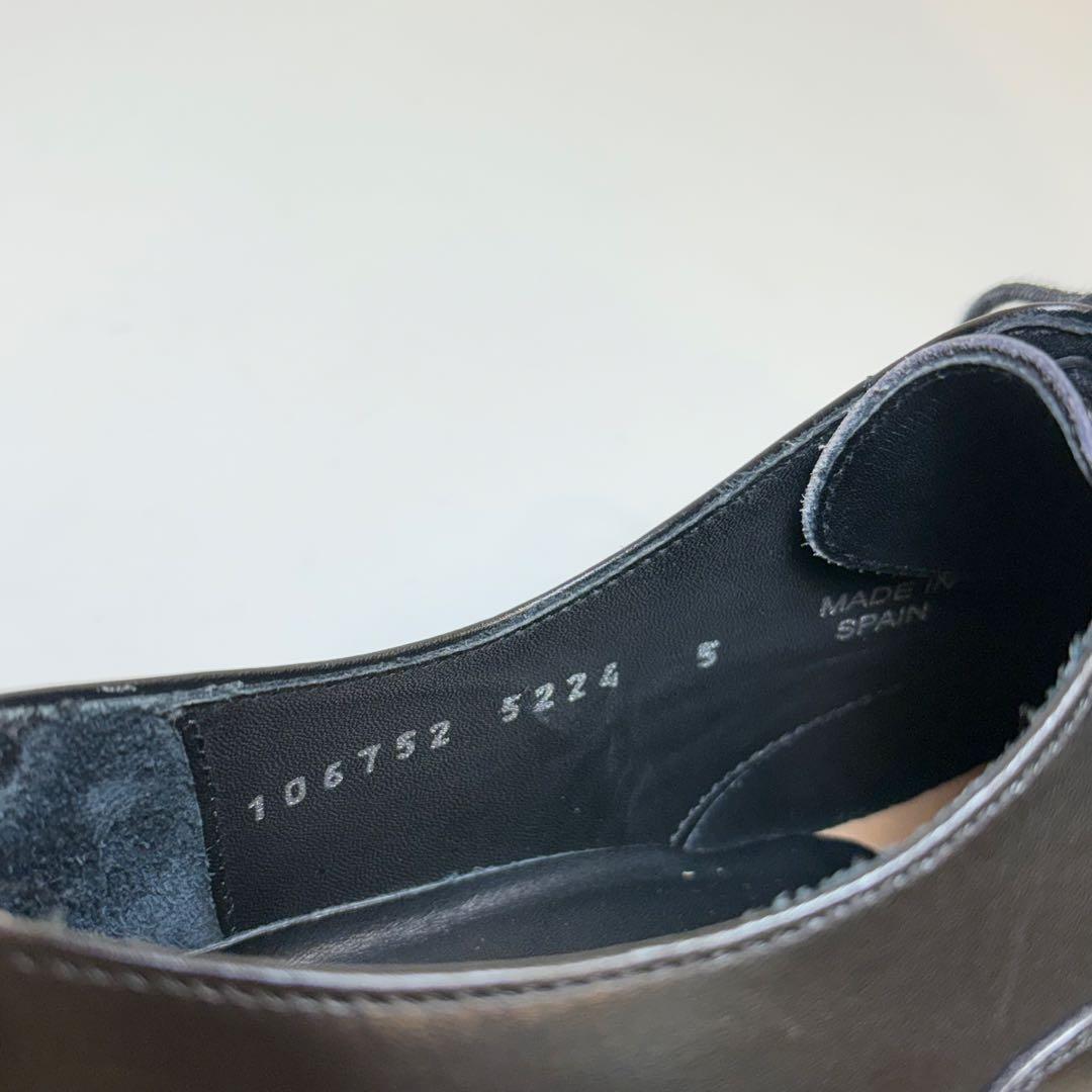 (美品)Berwick 5224 ストレートチップ 黒 24.5cm