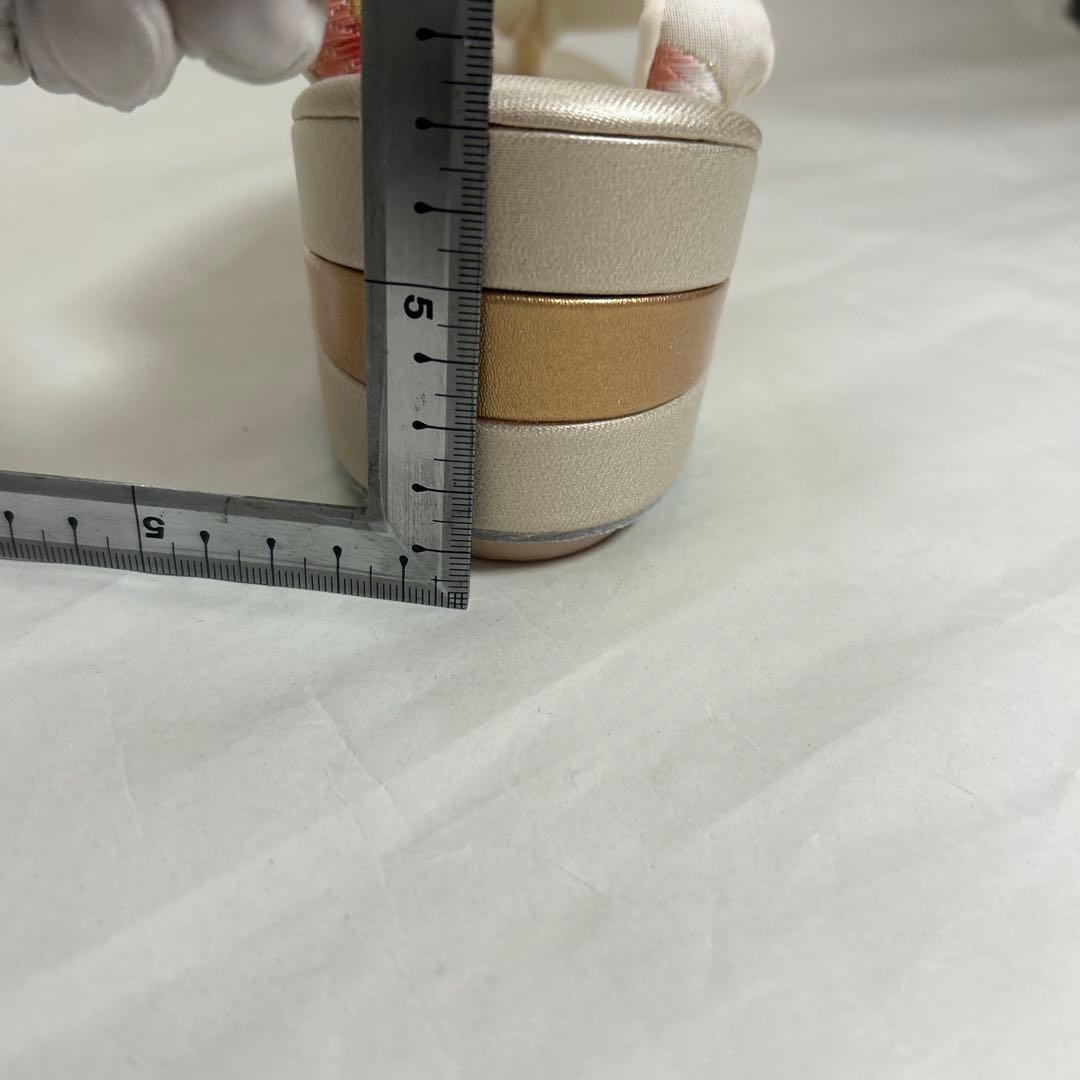 きょうこNo.38 和装　草履、バッグセット　　正絹　帯地　新品未使用