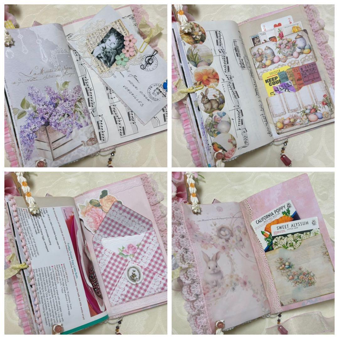 薔薇とレースのジャンクジャーナル・雑記帳　Happy Easter