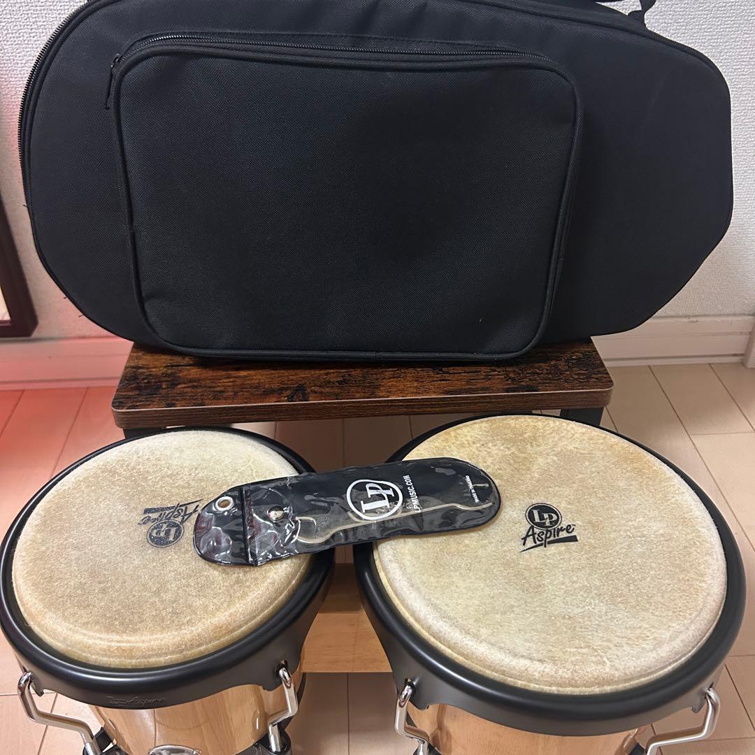 パ*オ様 LP Aspire ボンゴ 太鼓 パーカッション 付属品付きの通販
