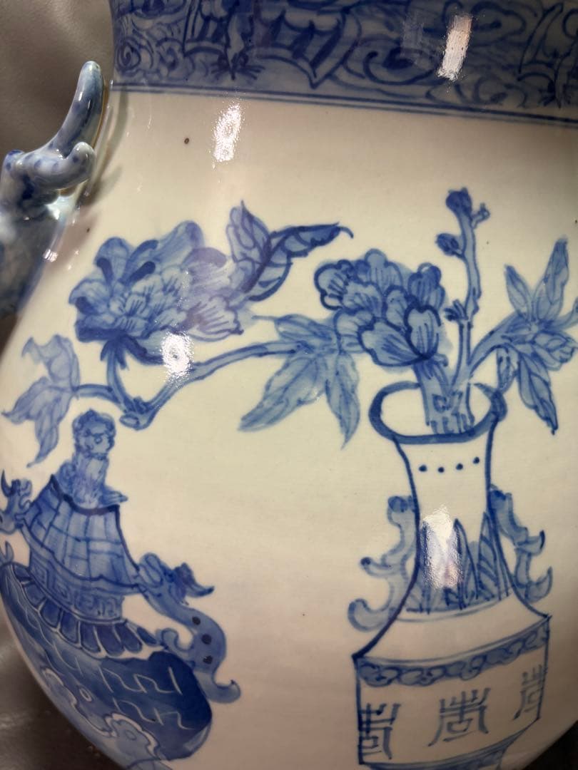 薩摩焼 大壺 置物 花瓶 飾り インテリア 伝統的な日本の陶器 Amazon.co.jp: