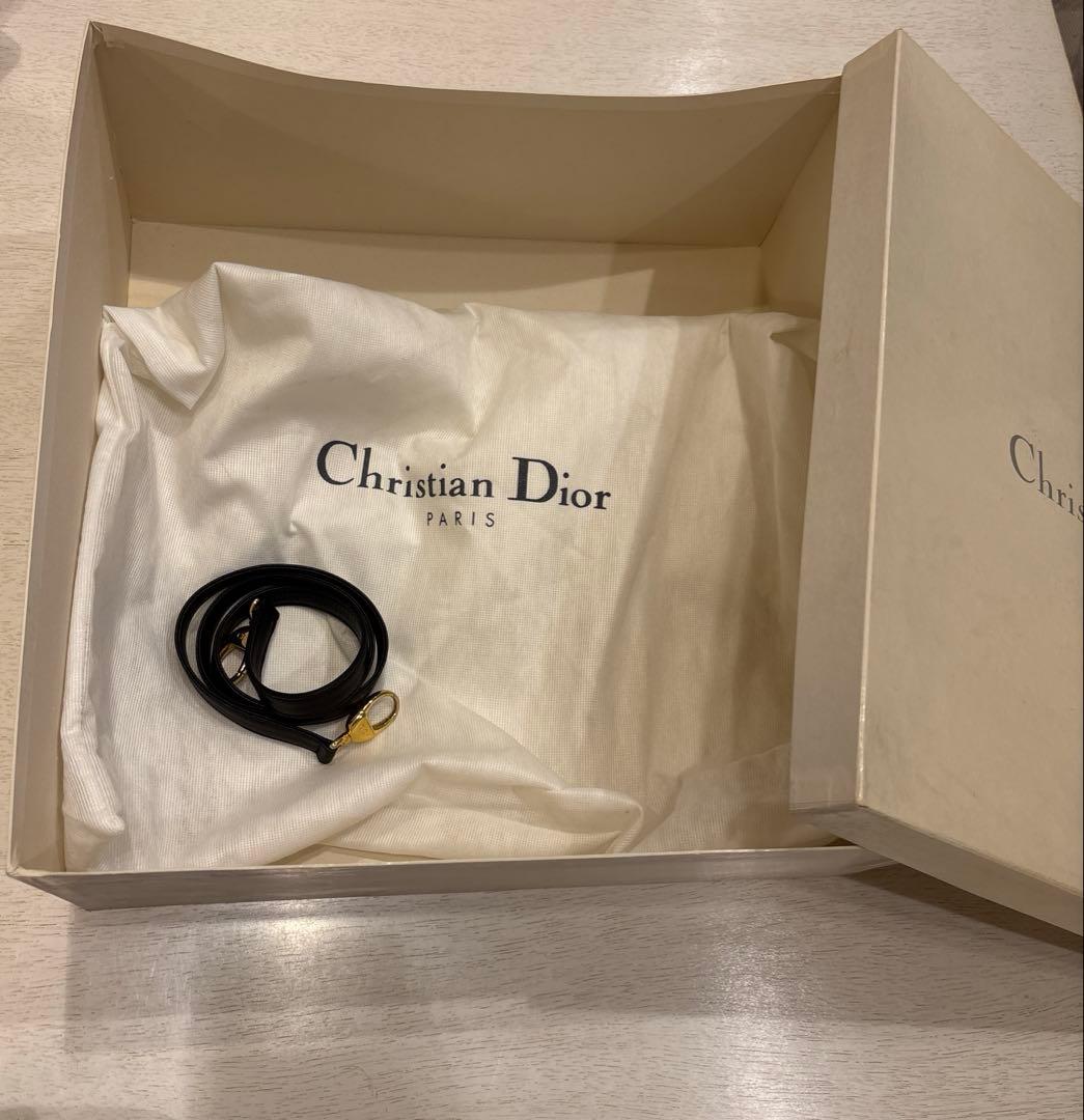 クリスチャンディオール レディディオール ハンドバッグ カナージュ 黒