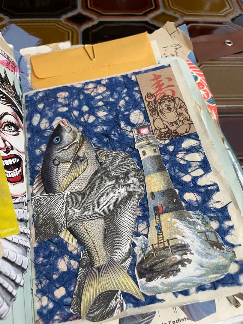 〜海のjunk journal〜ジャンクジャーナル幅17cm