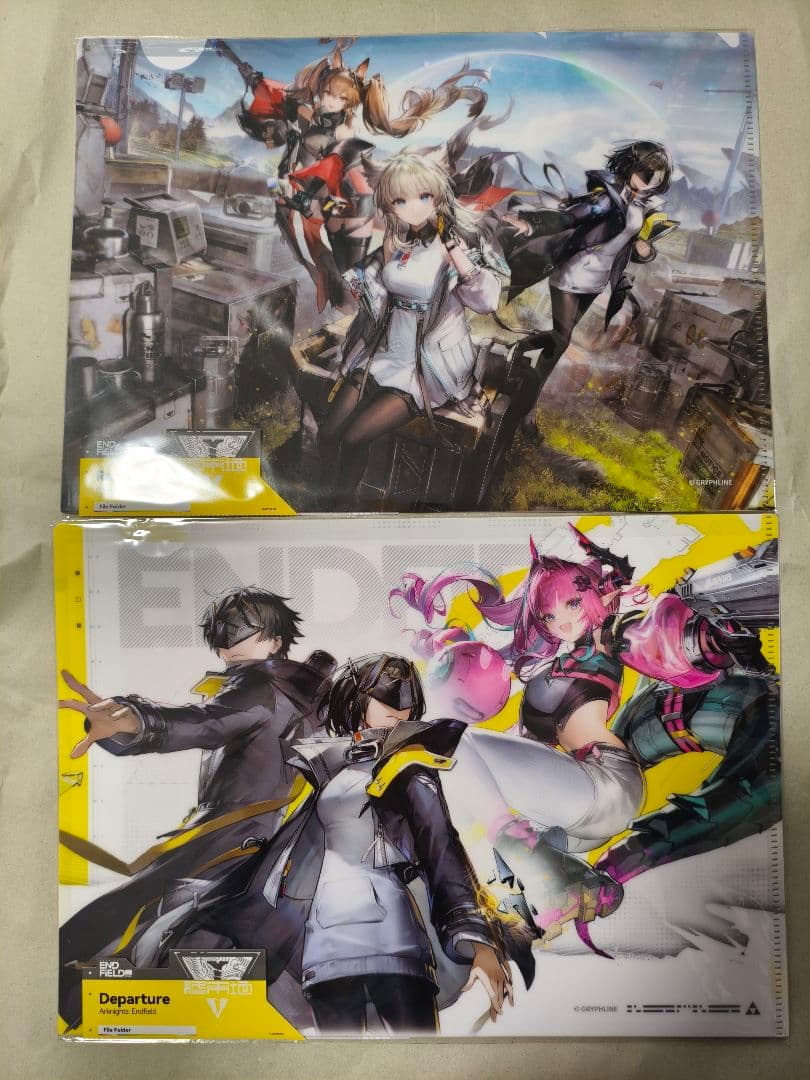 アークナイツエンドフィールド A4クリアファイルセット ポップアップ